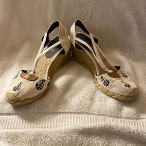 Ralph Lauren sailor wedges size 5.5